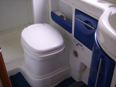 Toilette spar de la douche